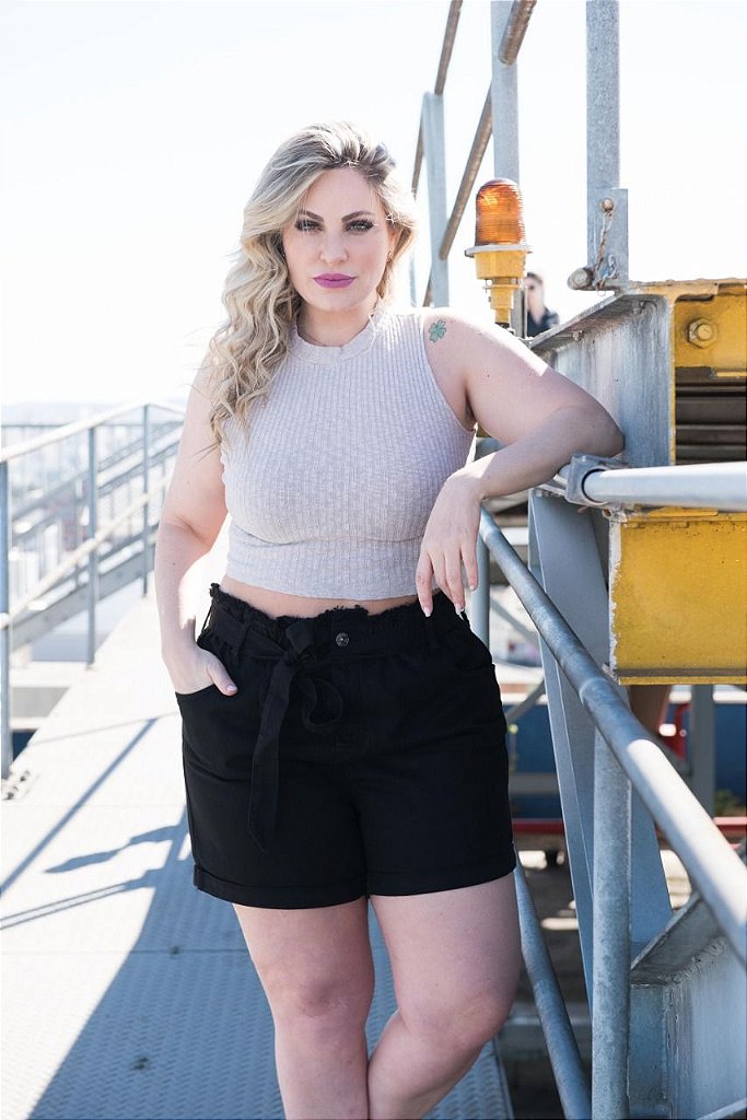 shorts clochard plus size