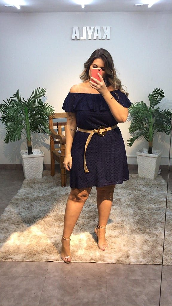 vestido lese plus size