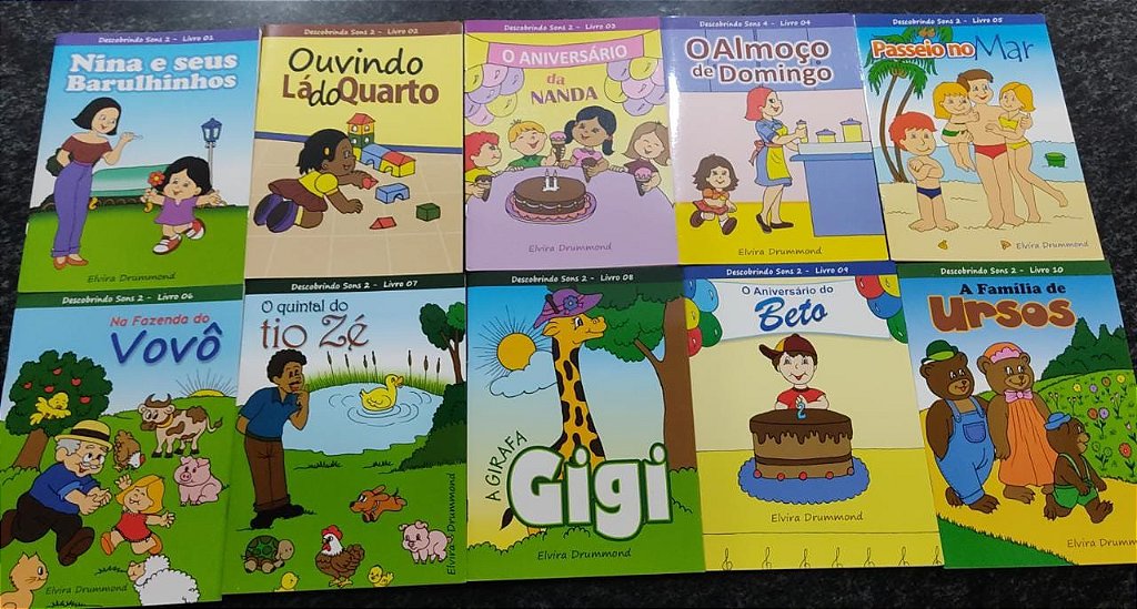 COLORINDO SONS KIT VOL. 2 - Livro do Professor + Livro do aluno + áudios  online - Elvira Drummond - Recanto Musical