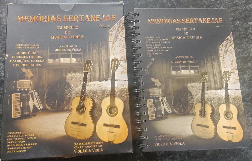 Caderno Sertanejo Letras, Cifras Viola E Violão Vol.2 - Casadei  Instrumentos Musicais