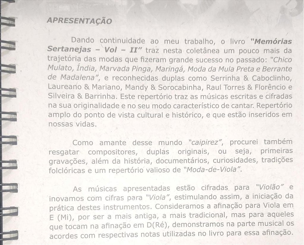 Caderno Sertanejo Letras, Cifras Viola E Violão Vol.2 - Casadei  Instrumentos Musicais