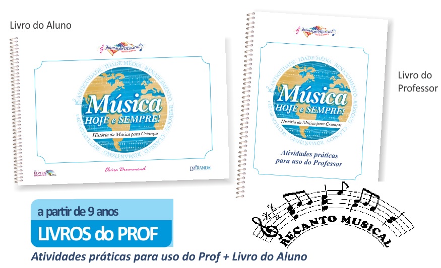 COLORINDO SONS KIT VOL. 2 - Livro do Professor + Livro do aluno + áudios  online - Elvira Drummond - Recanto Musical