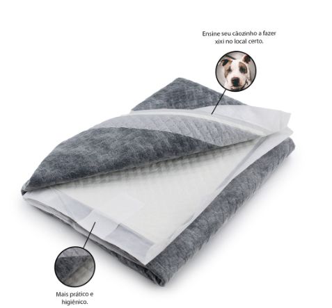 Tapete Higiênico Great Pets X Dry com Carvão Ativado 80x60cm