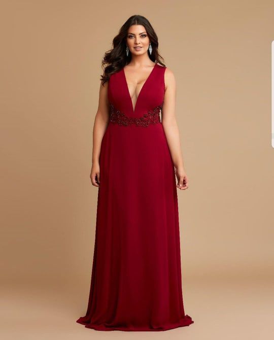 vestido de festa plus size