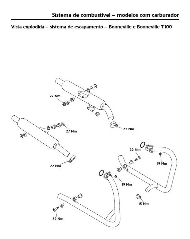 Manual De Serviço Triumph Bonneville T100 Thruxton Scrambler 2012