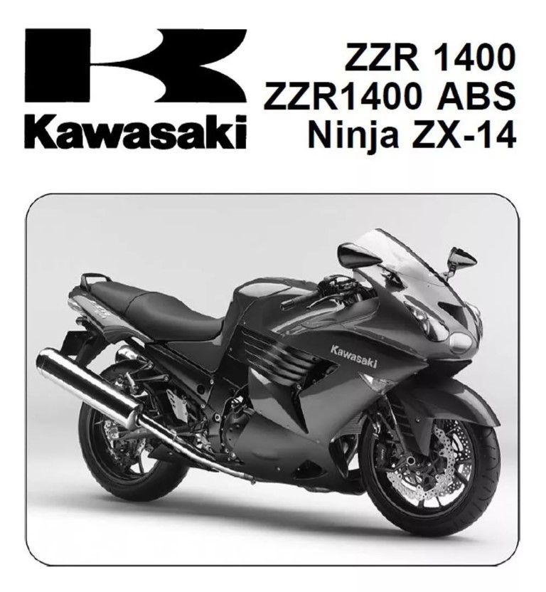 Manual De Serviço Da Kawasaki Ninja ZX-14 ZX14 2006 - Mecanicando