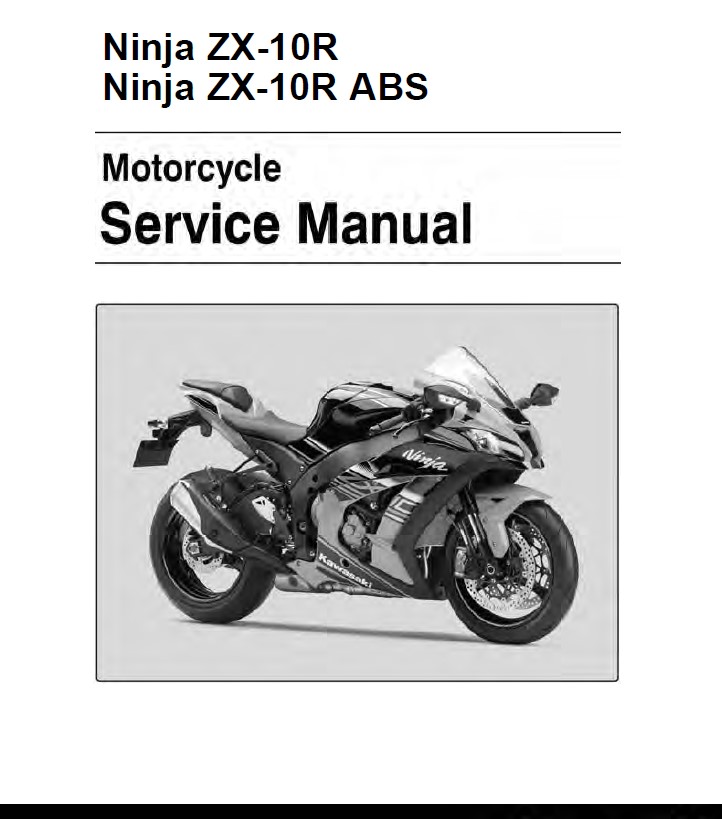 Manual De Serviço Da Kawasaki Ninja ZX-10R E ZX-10R ABS 2015 a