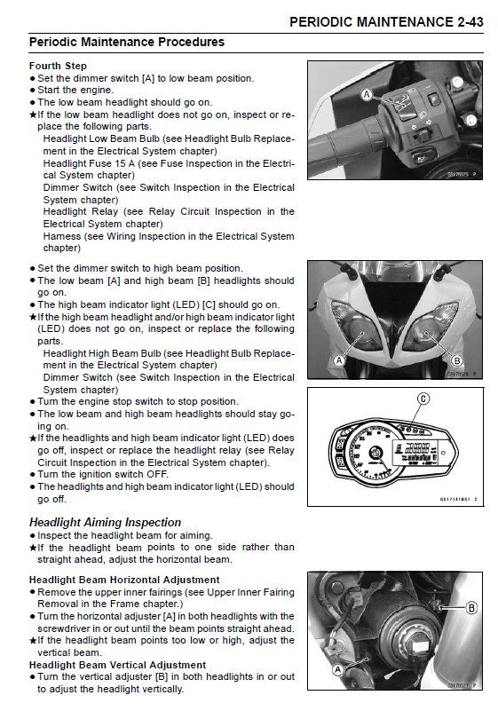 schneeページ Manual De Serviço Da Kawasaki Ninja ZX-6R 2009 a 2012 - Mecanicando