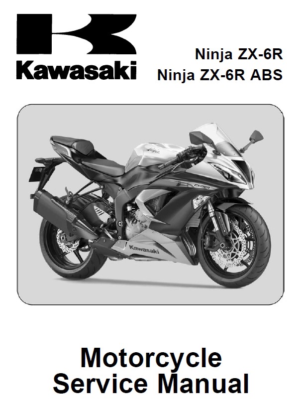 Manual De Serviço Da Kawasaki Ninja ZX-6R e ZX-6R ABS 636 2013 a
