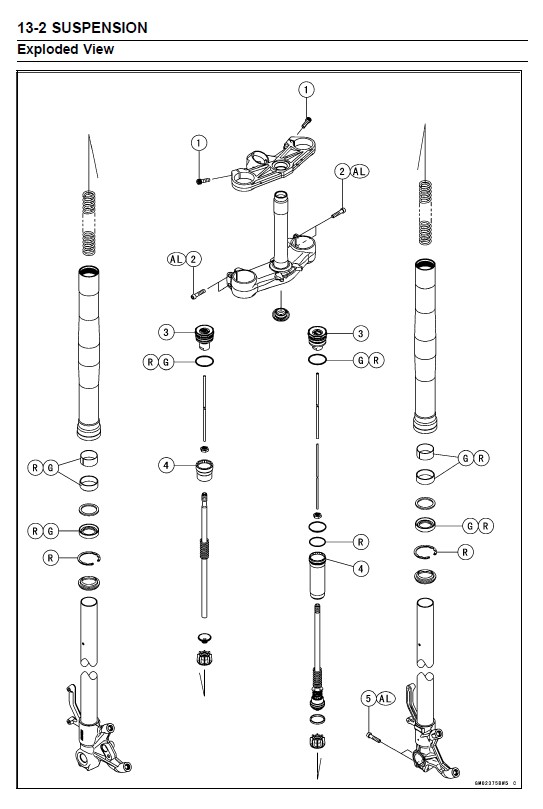 Manual De Serviço Da Kawasaki Ninja ZX-6R e ZX-6R ABS 636 2013 a