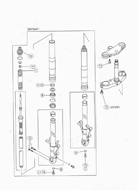 Manual De Serviço Da Kawasaki Ninja ZX-7R ZX 7 1996 a 2003