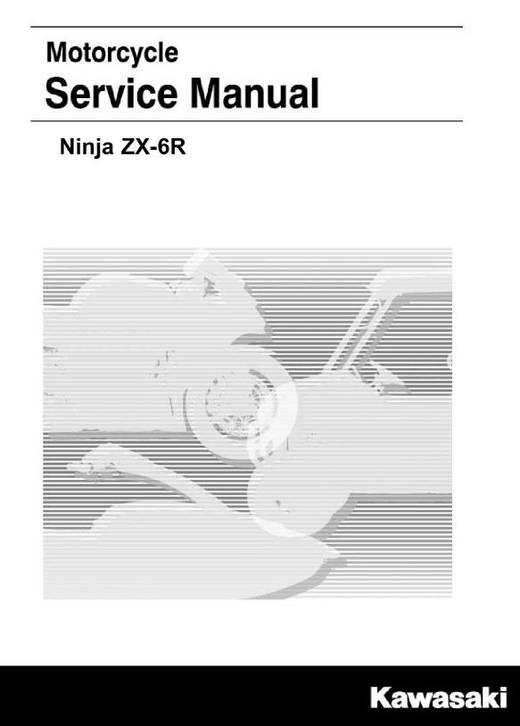 Manual De Serviço Da Kawasaki Ninja ZX-6R ABS 636 2018 a 2019