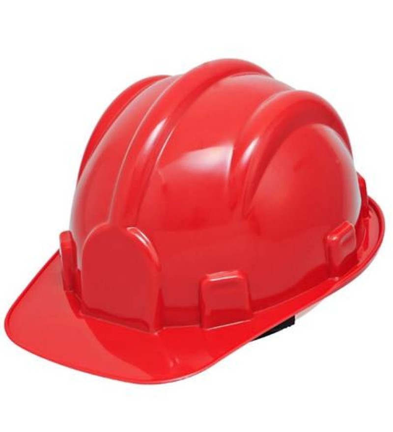 Capacete Segurança Vermelho Plastcor com carneira - Comercial