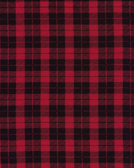 Vinil para móveis Padrão xadrez menzies tartan preto vermelho