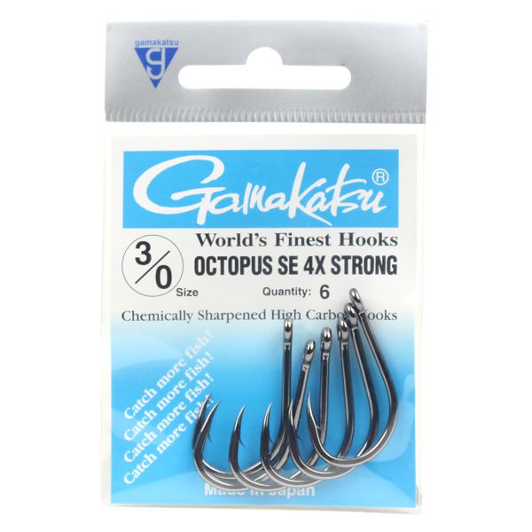 Anzol Gamakatsu Octopus 4X Reforçado e Afiado - PAPASIRI