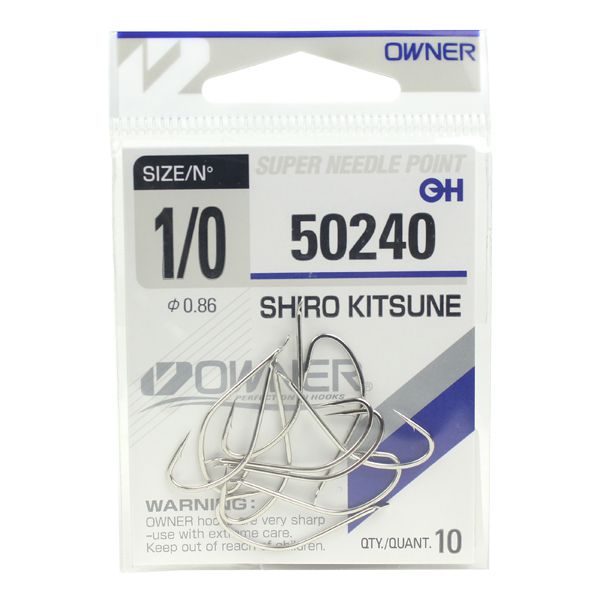 Anzol para Pesca de Praia Owner Shiro Kitsune 50240 - PAPASIRI