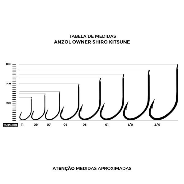 Anzol para Pesca de Praia Owner Shiro Kitsune 50240 - PAPASIRI