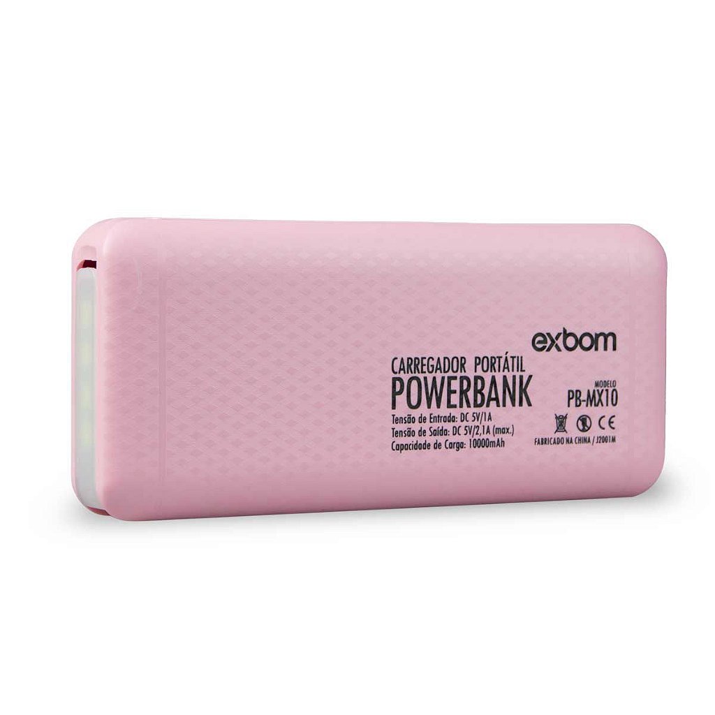 Carregador Portatil Power Bank Com Lanterna Slim Mah Pb Mx10 123comprou Sua Compra Rapida E Segura