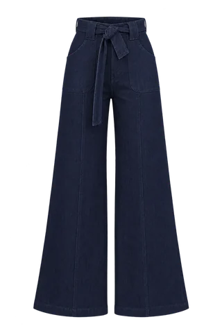 Calça Jeans Pantalona - New York — modelagem Pantalona