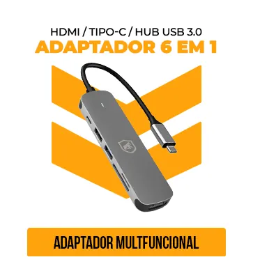 Adaptador 6 em 1