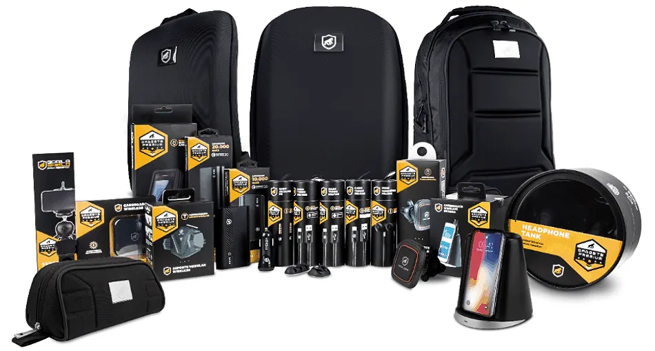 Linha de produtos Gshield: capas, películas, carregadores, fones e mochilas